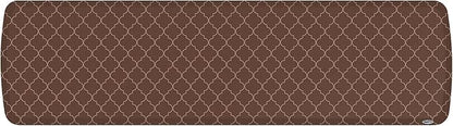 GelPro Elite Premier Anti-Fatigue Kitchen Comfort Floor Mat, 20x72”, Trellis Walnut Stain Resistant Surface with Therapeutic Gel and Energy-return Foam for Health and Wellness