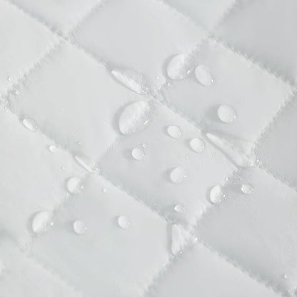 NTBAY 2 Pack Waterproof Crib Mattress Protector, Quilted 28"x52" Toddler Fitted Sheet - Machine Washable - Soft and Breathable Mattress Pad Cover for Crib, Nursery, Daycare, Cot, Aqua