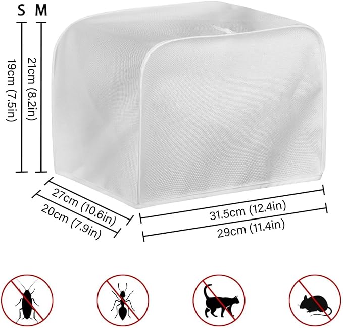 Sunflower Butterfly Printed 2 Slice Kitchen Machine Covers, Dachshund Print Dustproof Toaster Cover Fits Most Standard Toaster, Small Kitchen Appliance, Bread Maker Protector