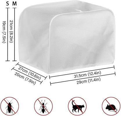 Sunflower Butterfly Printed 2 Slice Kitchen Machine Covers, Dachshund Print Dustproof Toaster Cover Fits Most Standard Toaster, Small Kitchen Appliance, Bread Maker Protector