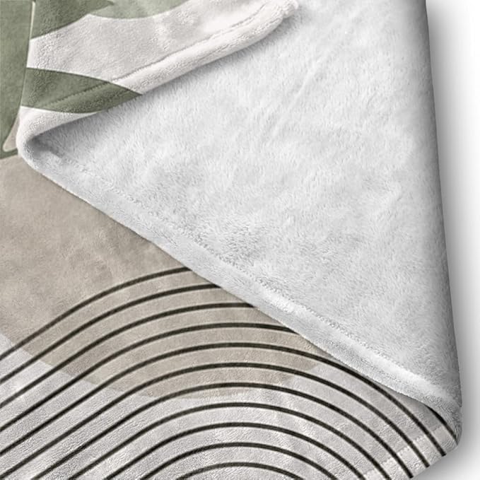 Boho Mid Century Throws Blankets Beige Yellow Modern Abstract Throw Blankets Minimalist Sun Boho Geometric Aesthetic Soft Warm Bed Bedding Women Blankets for Couch Bedroom Office 60"x80"