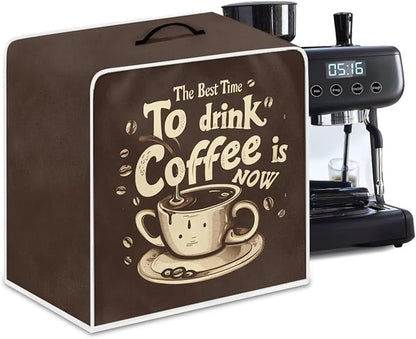Fun Coffee Maker Cover Protector for Small Appliance, Washable Dustproof Mixer Protector, To Drink Coffee
