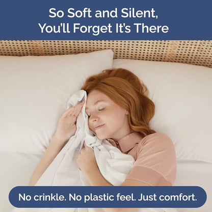 100% Waterproof Mattress Protector Or Your Money Back King Size-Premium Fitted Terry Cover - Noiseless, Soft & Cooling - Secure Fit up to 16” Deep Pockets -Machine Washable & Wrinkle-Free - White