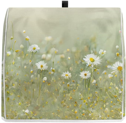 Realistic Daisy Print Stand Mixer Covers Fit Tilt Head and Bowl Lift Models Mixers, Washable Kitchen Appliance Cover Universal Fit Coffee Maker Blender Juicer, Easy to Clean