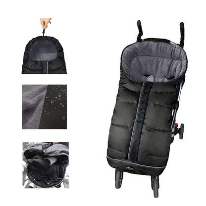 CozyMe Stroller Footmuff for Toddler, Stroller Blanket Evelution, Winter Baby Universal Stroller Bunting Bag, Warm Bunting Bag, Bottom Opens for Multi-Use,6-36M