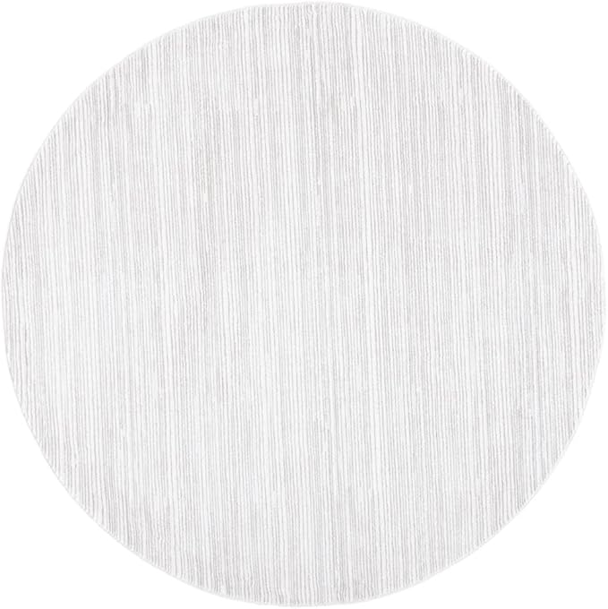SAFAVIEH Vision Collection Round Rug - 10' Round, Ivory Grey, Modern Ombre Design, Non-Shedding & Easy to Clean, Ideal for Living Room, Bedroom, Dining Space (VSN606K)