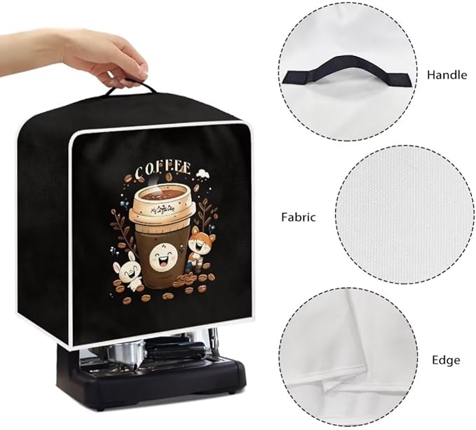 Mumeson Coffee Cup Coffee Maker Cover Blender Dust Cover, Coffee Machine Protection Cover Stand Mixer Pouch Multiuse Kitchen Kitchen Accessories Protect Cover