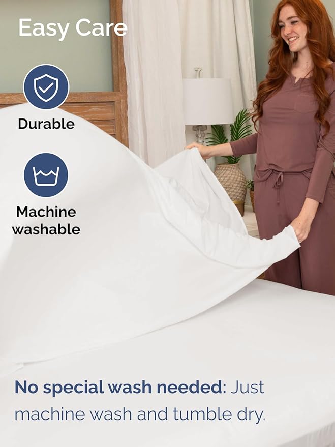 Extra Deep Pocket Full Sheets - 4 Piece Breathable & Cooling Bed Sheets - Hotel Luxury Bed Sheet Set - Soft, Wrinkle Free & Comfy - Easily Fits Extra Deep Mattresses - Deep Pocket Antique White Sheets
