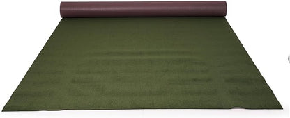 Marine Carpet,5 FT x 10 FT Olive Green Indoor Outdoor Carpet 0.2" Thick with Water-Proof TPE Backing, Non-Slide for Home, Patio, Porch, Deck