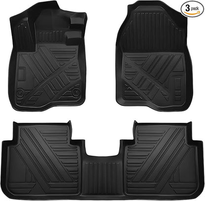 CRV Floor Mats Compatible with 2023-2026 Honda CR-V (Include Hybrid)，All Weather Protection Waterproof Durable Anti-Slip Odorless Custom-fit TPE Floor Liner Front and Rear Row Set