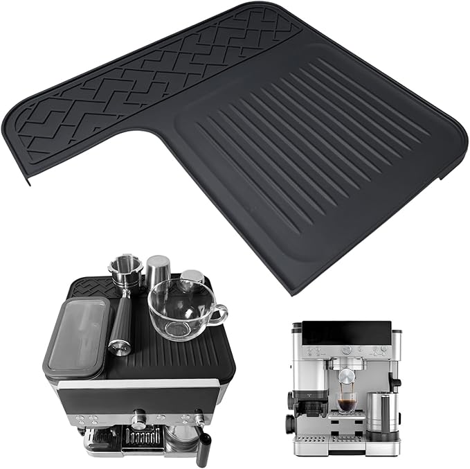Top Surface Protection Mat for Ninja Luxe Espresso Coffee Machine ES601 & ES701 - Food-Grade Silicone, Waterproof, Heat-Resistant, and Easy to Clean. Coffee Machine Accessory for Ninja Luxe Espresso