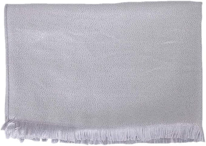 LMVERNA Women's Sparkling Metallic Soft Pashmina Shawls and Wraps Scarf in Solid Colors