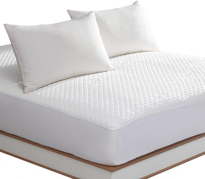 California King Size Waterproof Mattress Protector Fitted Mattress Pad Cover with Deep Pocket Up to 18''