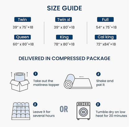Mattress Topper Full for Back Pain Thick Mattress Pad Cover Sherpa Plush Pillow Top Down Alternative Fill Mattress Cover with 8-22 Inch Deep Pocket