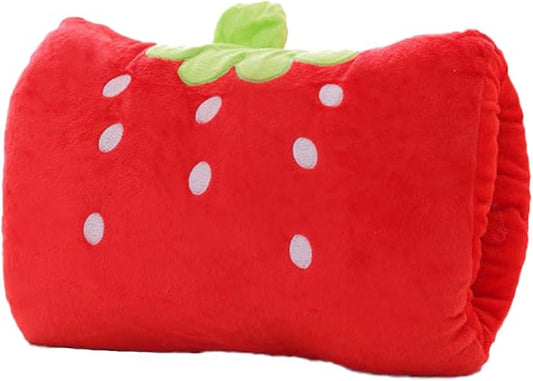Kids Cartoon Hand Pillow Hand Warmer,Multifunction Home Animal Doll Plush Muffs Cartoon,Soft Cotton,for Napping,Travel Essentials (model7)