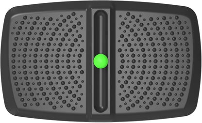 1 inch Thick Anti Fatigue Kitchen Mat Standing Mat with Massage Ball, Non Slip Standing Desk Mat with Massage Point, Multi-Purpose Comfort Floor Mat for Feet, Office, Home (Black, 17" x 28")
