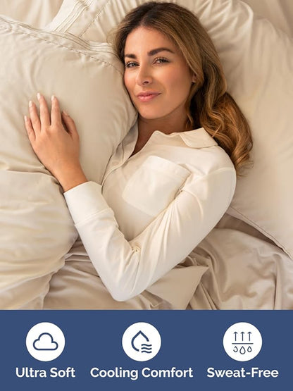 Extra Deep King Fitted Sheet - Hotel Luxury Single Fitted Sheet Only - Easily Fits 18 inch to 24 inch Mattress - Ultra Soft, Wrinkle Free w/Extra Deep Pockets - Easy-Care, Breathable & Comfy - Wheat