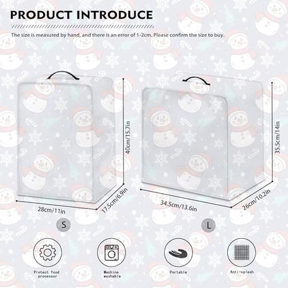 Coffee Maker Cover - Dust Protector Washable - Small Kitchen Appliance Mixer Machine Covers