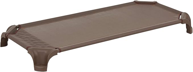 Sprogs Heavy-Duty Stackable Standard Size 52"L Daycare Cots for Kids and Toddlers, Stacking Preschool Classroom Kids Cots for Sleeping, Resting, Naptime, Pack of 16, Natural Colors