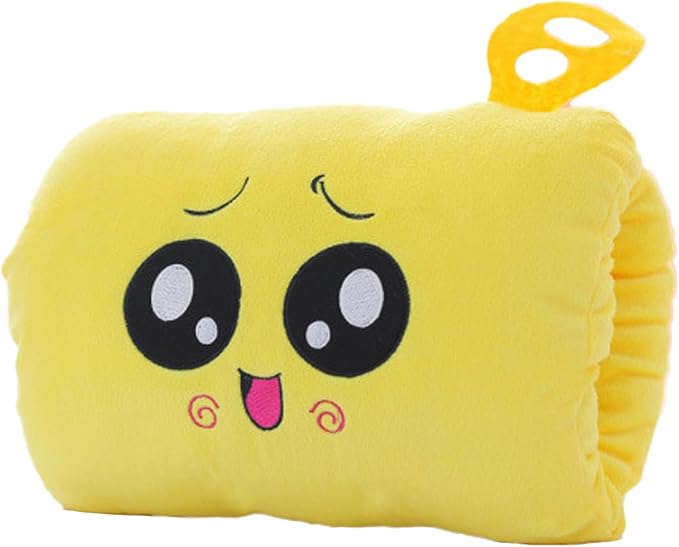 Kids Cartoon Hand Pillow Hand Warmer,Multifunction Home Animal Doll Plush Muffs Cartoon,Soft Cotton,for Napping,Travel Essentials (model2)