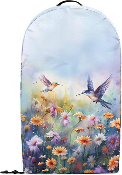 Hummingbird Daisy Purple Blender Cover Kitchen Appliance Anti Fingerprint Dust Proof Stain Resistant Coffee Maker Food Processor Stand Mixer Cover for Home Kitchen Decor