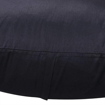Thmyo 4-Pack 100% Cotton Comfortable Solid Decorative Throw Pillow Case Square Cushion Cover Pillowcase Sublimation Blank Pillow Covers Christmas DIY Throw Pillowcase for Sofa(16x16inch/40x40cm,Black)