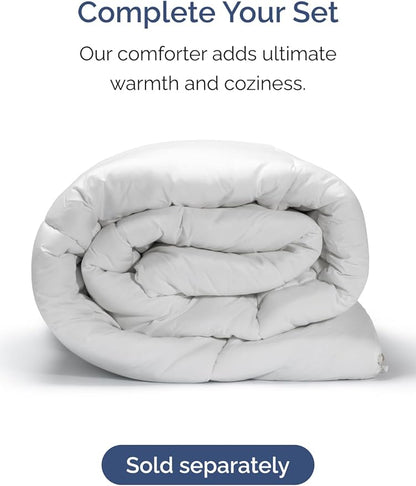 Extra Deep Pocket Twin Sheets - 3 Piece Breathable & Cooling Bed Sheets - Hotel Luxury Bed Sheet Set - Soft, Wrinkle Free & Comfy - Easily Fits Extra Deep Mattresses - Deep Pocket Denim Blue Sheets