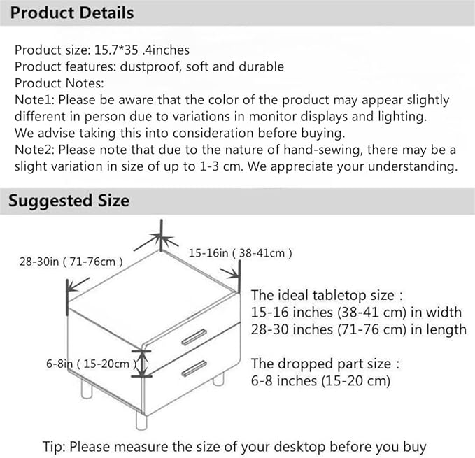 Rectangular Tablecloth Cloth, Yellow (15.7*35.4 inches), Tassel Design, Protects Furniture, All-Season Table Cover Towel