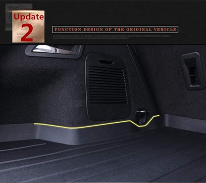 All Weather Rear Cargo Liners Trunk Tray Mats Custom Fit in Upper Deck Compatible with 2023 2024 2025 2026 KIA Sportage Without Subwoofer,Not for PHEV Models， 3D Waterproof Durable Odorless Flexible