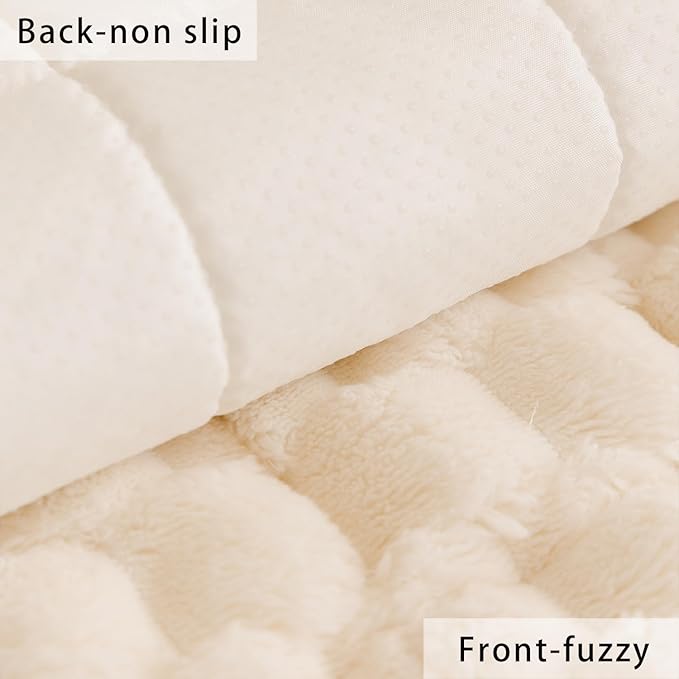 Plush Pet Sofa Covers for Dogs Washable Couch Protector for Cushion, Dog Friendly Furniture Covers Protector