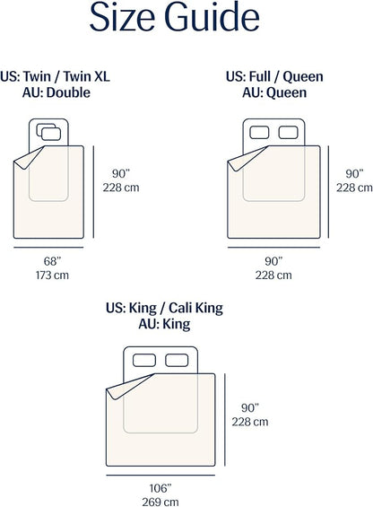 REST® Evercool® Cooling Comforter, King/Cali King, Blanket for Hot Sleepers, All Season Bedding to Keep Cool for Night Sweats, Breathable Lightweight Blanket, 106x90 Inches, Snow Ivory