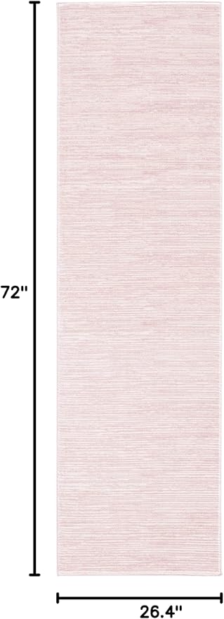 SAFAVIEH Vision Collection Runner Rug - 2'2" x 6', Pink, Modern Ombre Design, Non-Shedding & Easy to Clean, Ideal for Entryway, Foyer, Bedroom (VSN606U)