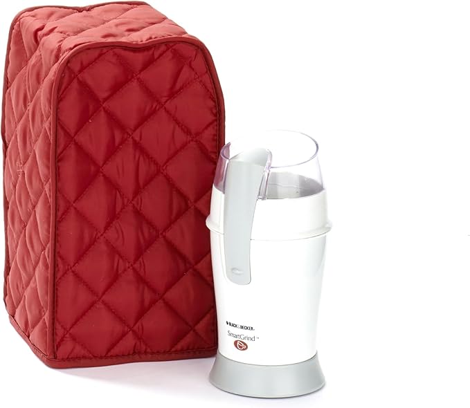 Covermates Keepsakes - Coffee Maker Cover - Dust Protection - Stain Resistant - Washable - Appliance Cover, Red