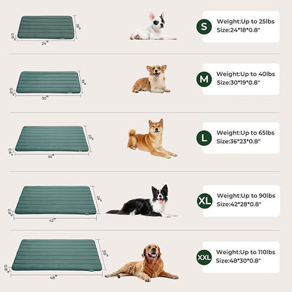BALANCE Dog Crate Pad, Dog Foam Crate Mat Kennel Pad, Washable Water-Resistant Pet Bed Flat Dogs Cage Mat for X-Large Dogs