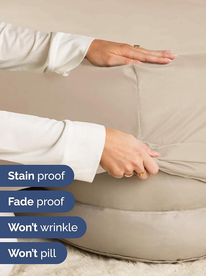 Extra Deep Full Fitted Sheet - Hotel Luxury Single Fitted Sheet Only - Easily Fits 18 inch to 24 inch Mattress - Ultra Soft, Wrinkle Free w/Extra Deep Pockets - Easy-Care, Breathable & Comfy - Cream