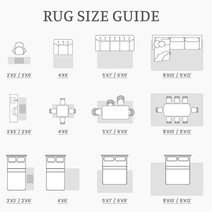 6x9 Area Rug Living Room: Washable Boho Geometric Moroccan Rug Neutral Modern Farmhouse Indoor Soft Non Slip Ultra Thin Printed Pattern Carpet for Dining Room Bedroom Nursery Home (BeigeBrown, 6'x9')