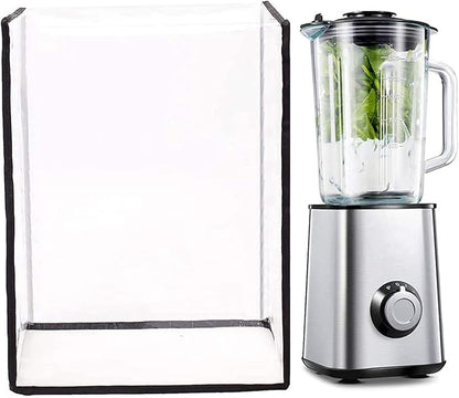 Clear Kitchen Blender Dust Cover,Blender Covers Compatible with Ninja Foodi Blender,Blender Covers For kitchen Appliance Covers,Blender Cover with Accessory Pocket.Juice Cover Gift For Women.
