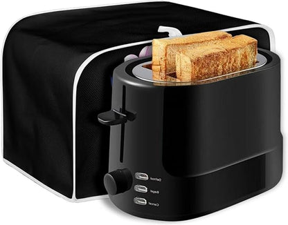 ZFRXIGN Blue Butterfly Toaster Cover 4 Slice Wide Slot Small Appliance Covers Machine Washable Kitchen Decor Accessories Toaster Oven Cover Flower Butterfly Toaster Covers Black