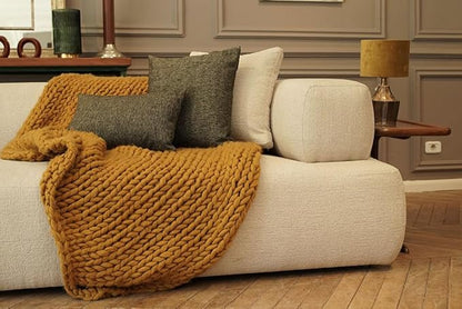 Haven & Glow Decorative Throw Pillow Cover – Rectangular Cushion Case with Zipper | Modern Sofa, Couch & Bed Accent Pillow Covers for Room, Bedroom & Home Decor | 20 x 12 inches – Silver Brown – 2 Pc