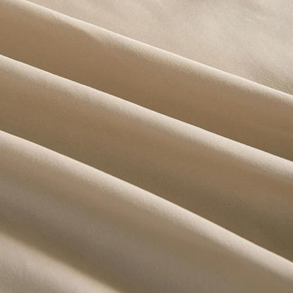 Bed Skirt, Full Size Ruffled Bed Skirt with Split Corners, 18 Inch Drop Dust Ruffle Bed Skirt with Platform, Full -18 Inch, Light Camel