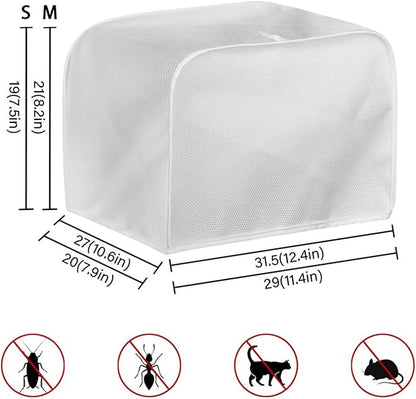 White Blue Marble Texture Pattern Appliance Covers Set Washable Kitchen Blender Dust Cover Bread Maker Toaster Cover 2 Slice Kitchen Accessories