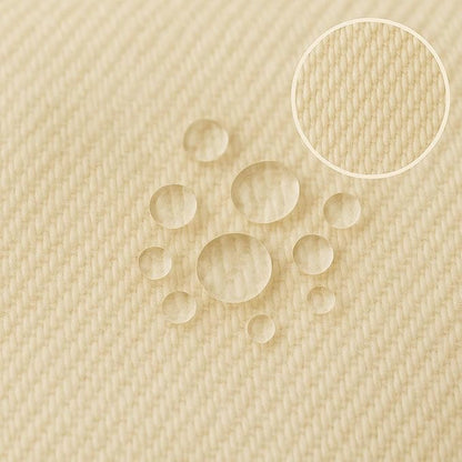 Organic Cotton Crib Mattress Protector (Water-Resistant) - Breathable Fitted Liner Pad, GOTS-Certified, Hypoallergenic, Made in USA – Mini-Sleeper 31" x 18" - Pack of 2