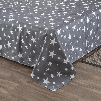 WenBags Lightweight Waterproof Flat Sheet 70*90 Inches Queen Size-Mattress Protector for Bed & Couch, Pet Hair Resistant Cover Ideal for Dogs & Cats, Perfect for Hotels & Hospitals(Multicolor-Stars )