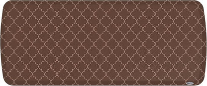 GelPro Elite Premier Anti-Fatigue Kitchen Comfort Floor Mat, 20x48”, Trellis Walnut Stain Resistant Surface with Therapeutic Gel and Energy-Return Foam for Health and Wellness