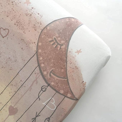 JumpOff Jo - Fitted Crib Sheet, Super Soft 100% Cotton Sheet for Standard Crib Mattresses and Toddler Beds, 28 in. x 52 in, Storytelling Designs - Rainbow Dream Catcher