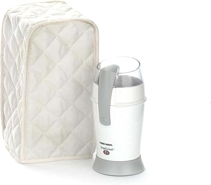 Covermates Keepsakes - Coffee Maker Cover - Dust Protection - Stain Resistant - Washable - Appliance Cover, Cream