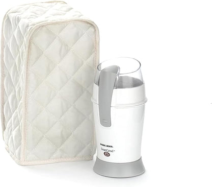 Covermates Keepsakes - Coffee Maker Cover - Dust Protection - Stain Resistant - Washable - Appliance Cover, Cream