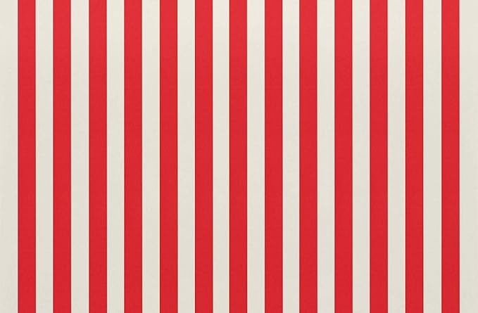 RSH DECOR: Square Throw Pillows Set of 4 | 17” x 17” | All-Weather Spun Fabric | Water and Fade-Resistant | Outdoor Accent Pillows for Patio Furniture | Red & White Stripe