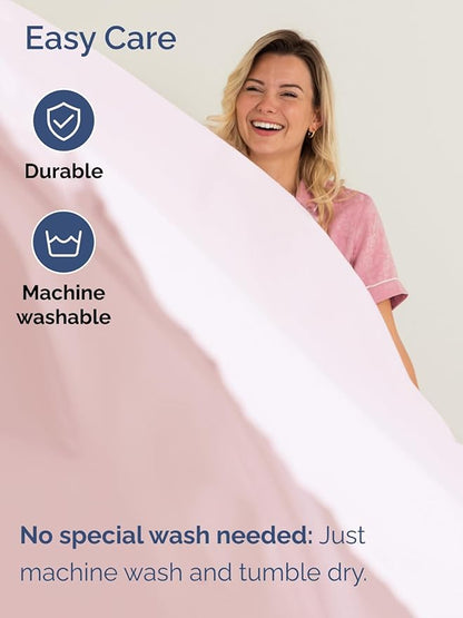 Extra Deep Pocket King Sheets - 4 Piece Breathable & Cooling Bed Sheets - Hotel Luxury Bed Sheet Set - Soft, Wrinkle Free & Comfy - Easily Fits Extra Deep Mattresses - Deep Pocket Lavender Pink Sheets