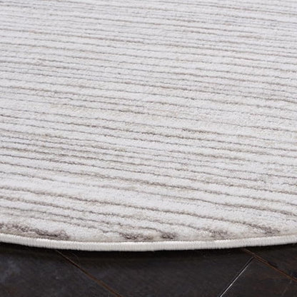 SAFAVIEH Vision Collection Round Rug - 10' Round, Ivory Grey, Modern Ombre Design, Non-Shedding & Easy to Clean, Ideal for Living Room, Bedroom, Dining Space (VSN606K)